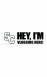 Vlogging here Sticker (White)