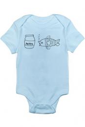 Jellyfish Infant Bodysuit (Blue)