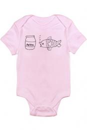 Jellyfish Infant Bodysuit (Pink)