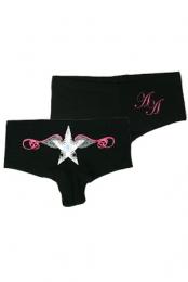 Arctic Angels-Arctic Angels Boyshorts (Black)