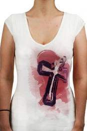 Agape Heart V-Neck
