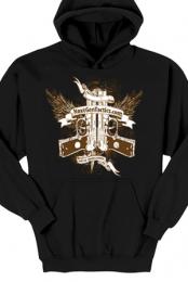 Gun Crest Hoodie (Black)