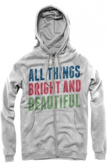 All Things Zip-Up Hoodie (Heather Grey)