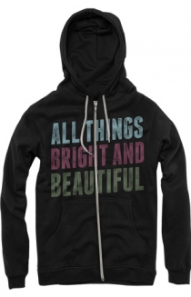 All Things Zip-Up Hoodie (Black)