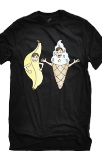 Bananalew & Coneith (Black Crew Neck)