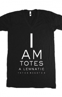 Lewnatic Eye Chart (Black V-Neck)