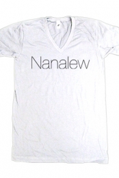 Nanalew (White V-Neck)