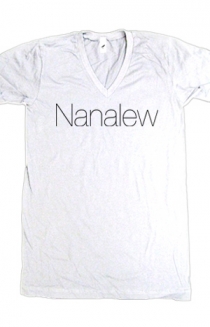 Nanalew (White V-Neck)