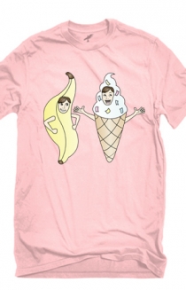 Bananalew & Coneith (Pink Crew Neck)