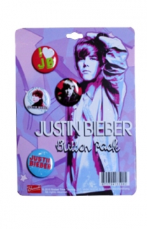 Justin Bieber Button Pack