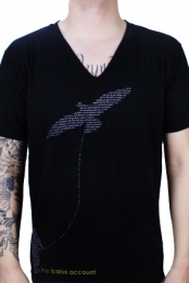Kite (Black V-Neck)