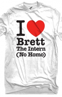 I <3 Brett The Intern (White)
