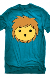 Lion Face (Teal)