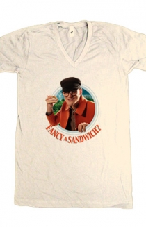 Fancy Sandwich - Creme (V-Neck)