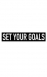 Set Your Goals Sticker