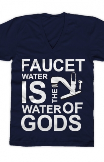 Faucet (Navy V-Neck)