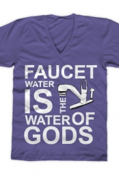 Faucet (Purple V-Neck)