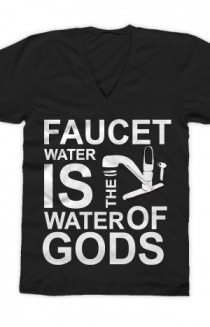 Faucet (Black V-Neck)
