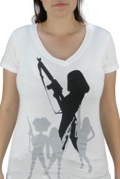 Girls with Guns (White)