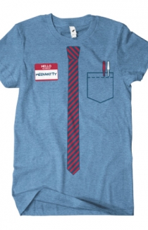 Tie T-Shirt (Athletic Blue Crew)