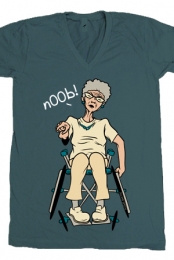 Granny (Forest Green V-Neck)