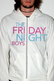 Friday Night Zip Up (White)