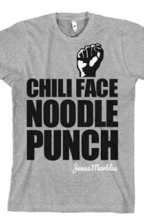 Chili Face Noodle Punch (Heather Grey)