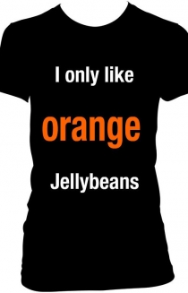 i only like orange jellybeans