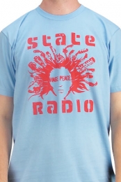 Blue Wage Peace Tee