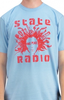 Blue Wage Peace Tee