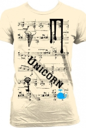 Creme Unicorn Womens Top