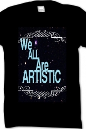 We are All artistic tee