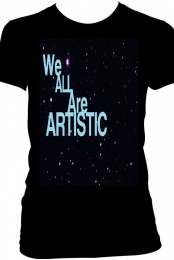 We are All artistic tee for girls