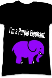 I'm a purple elephant