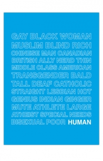 18 x 24 HUMAN Poster (Blue)