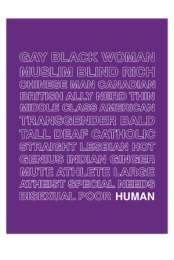 18 x 24 HUMAN Poster (Purple)