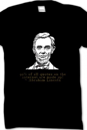 Abraham Lincoln Quote's Large Black