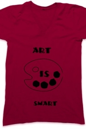 Art is Smart V-neck