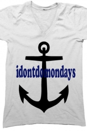 anchor v-neck