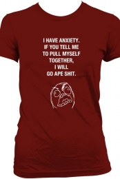 ANXIETY SHIRT RED