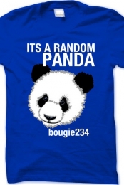 random panda (blue)
