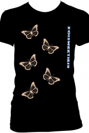 zoisweetie19 butterfly tee black