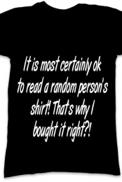 Random Person's Shirt (V-neck)