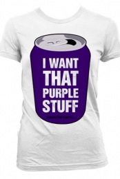 PURPLE STUFF (Girls White)