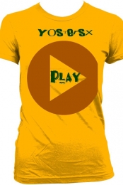 Womans play button 