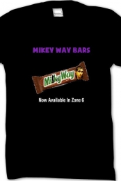 ''Mikey Way Bars'' Black Tee Men