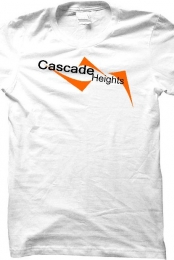 Cascade Heights Men's White T-Shirt