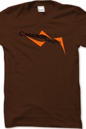 Cascade Heights Men's Brown T-Shirt
