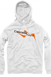 Cascade Heights White Pullover Hoodie