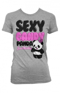 Girls Sexy Panda (Heather Grey)
